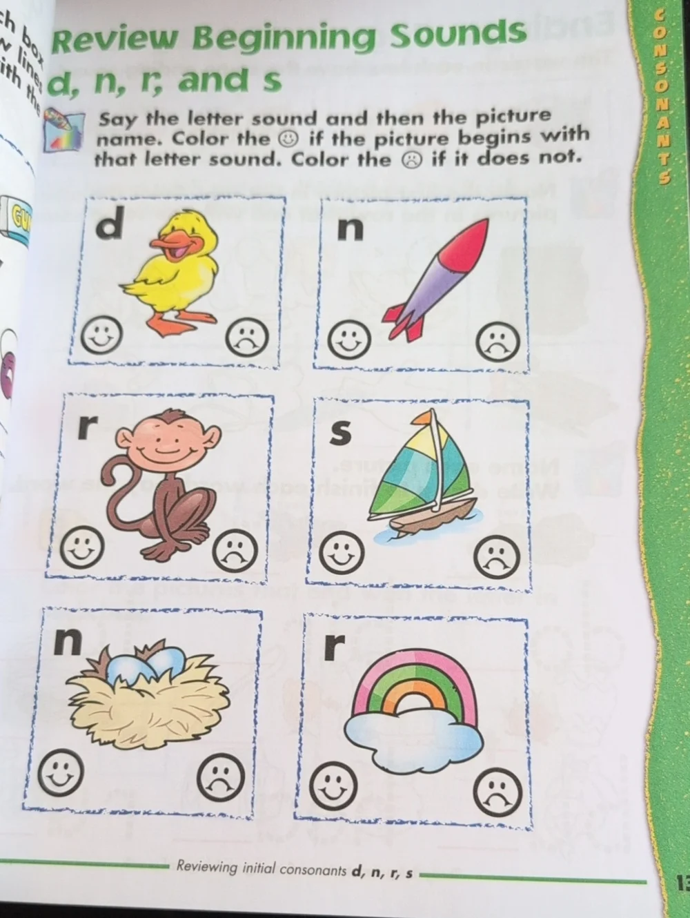 Learn Every Day Phonics Activity Book for Kids - Colorful Pink & Purple